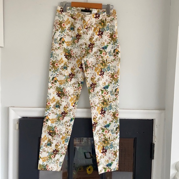 Zara floral pattern dress pants - Picture 1 of 5